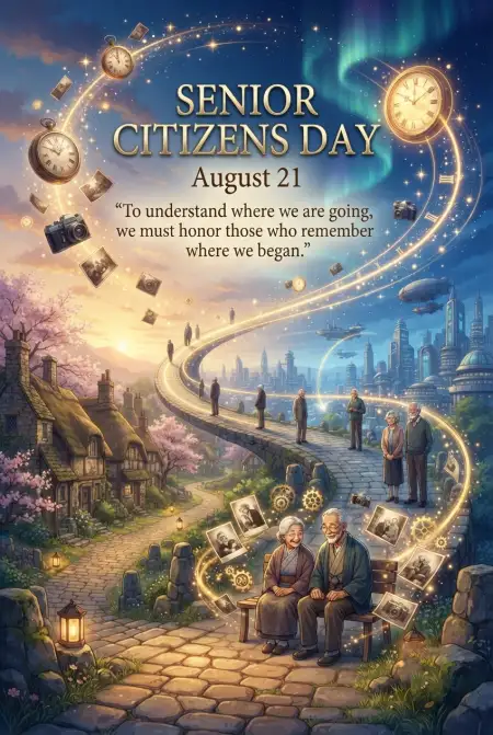 Senior Citizens Day 2026 Inspirational Quotes - Free Senior Citizens Day 2026 Download