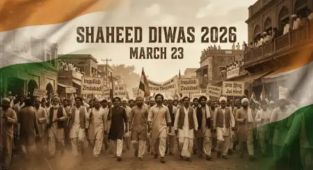 Shaheed Diwas 2026 Poster With Martyrs - Free Shaheed Diwas 2026 Download