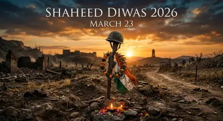 Shaheed Diwas 2026 Tribute Poster Hd - Free Shaheed Diwas 2026 Download