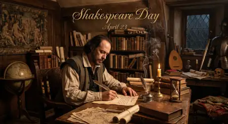 Shakespeare Day Artistic Portrait Ideas - Free William Shakespeare Day 2026 Download