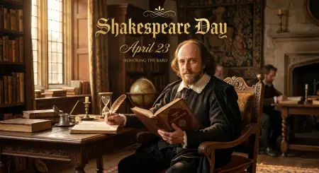 Shakespeare Day Blogging Ideas 2026 - Free William Shakespeare Day 2026 Download