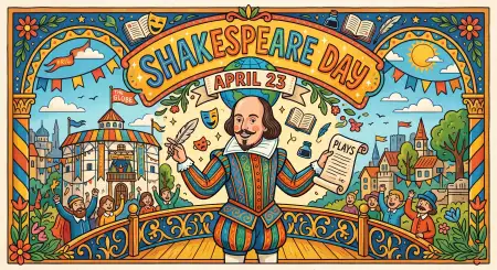 Shakespeare Day Learning Activities For Kids - Free William Shakespeare Day 2026 Download