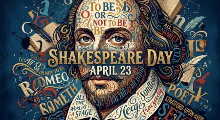 Shakespeare Day Poster Design 2026 Free - Free William Shakespeare Day 2026 Download