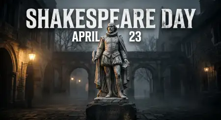 Shakespeare Day Youtube Thumbnail Ideas - Free William Shakespeare Day 2026 Download