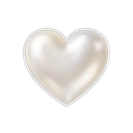 shiny heart png transparent