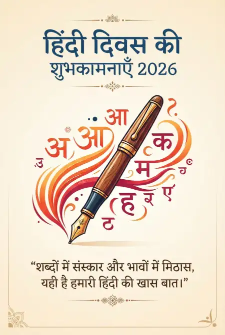 short hindi diwas wishes 2026