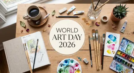 Short Quotes For World Art Day 2026 - Free World Art Day 2026 Wishes Download