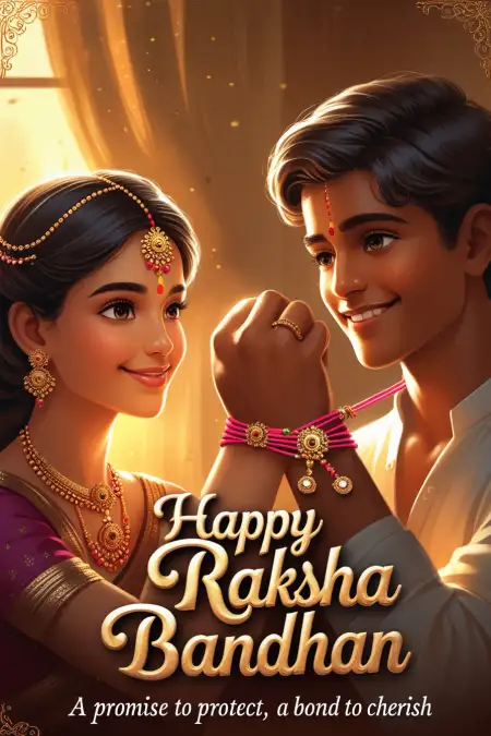 Short Raksha Bandhan Wishes For Instagram - Free Raksha Bandhan Wishes Download