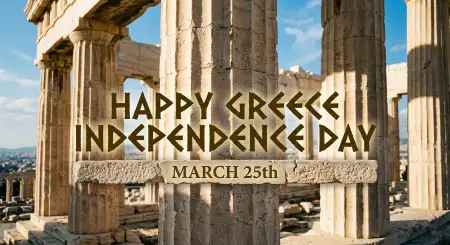 Short Wishes For Greek Independence Day - Free Happy Greece Independence Day 2026 Download