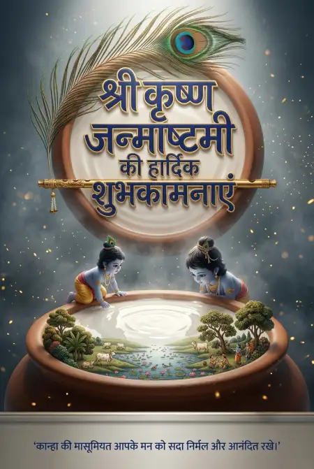 Free Shri Krishna Janmashtami Ki Hardik Shubhkamnaye Beautiful Images Image Download