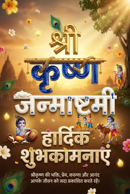 shubh janmashtami ki hardik shubhkamnaye in hindi