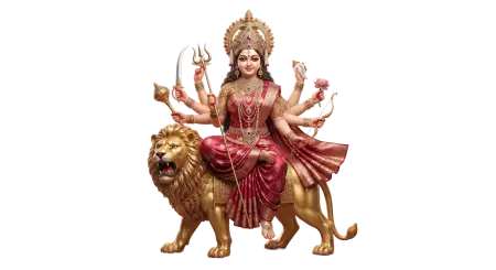 shubh navratri maa durga png design
