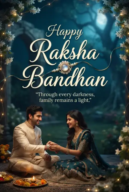 Simple And Beautiful Raksha Bandhan Greetings - Free Happy Raksha Bandhan Greetings Download