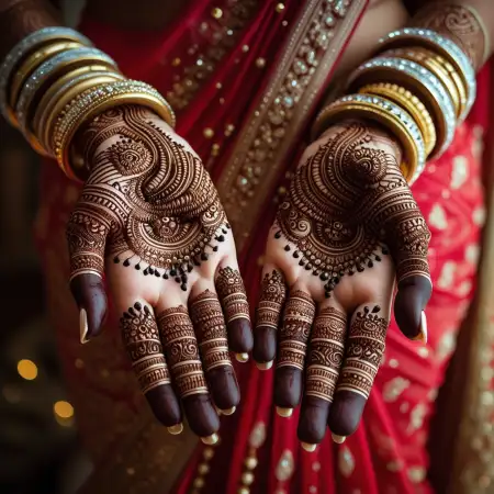 Simple Hand Mehndi Design For Beginners - Free Related Mehndi Design Image