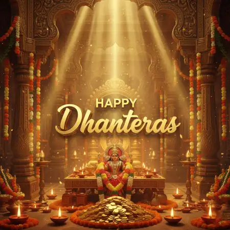 Simple Happy Dhanteras Status For Facebook - Free Happy Dhanteras Download