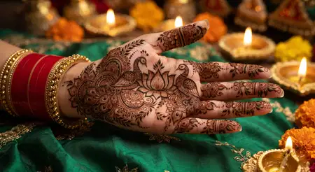 simple karwa chauth mehndi design for women - Karwa Chauth Mehndi Design 2026