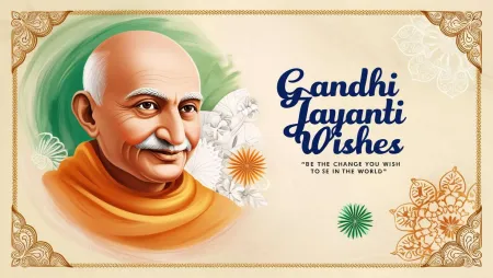 simple mahatma gandhi jayanti wishes images for messages