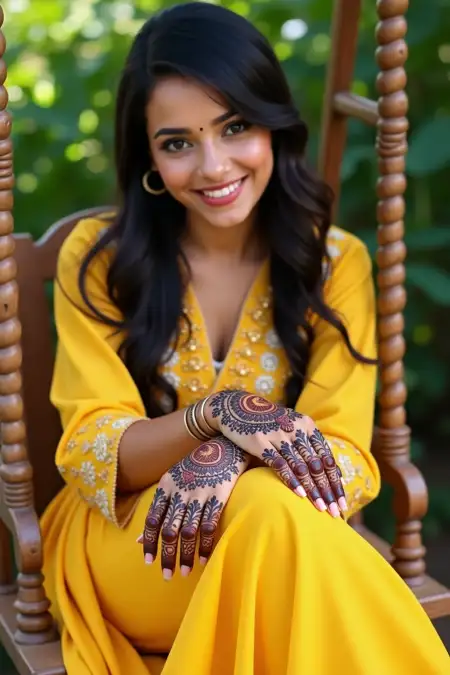 Simple Modern Teej Mehndi Design 2025 - Free Latest Teej Mehndi Design 2025 Download