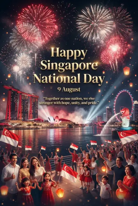 Singapore National Day 2026 Brand Social Media Post - Free Singapore National Day 2026 Download