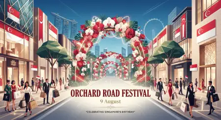 Singapore National Day 2026 Events In Orchard Road - Free Singapore National Day 2026 Download