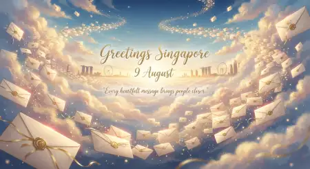 Singapore National Day 2026 Greeting Card Design - Free Singapore National Day 2026 Download
