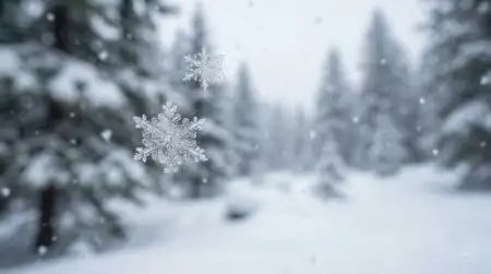 Snow Background With Snowflakes - Free Snow Background Download