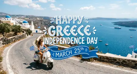 Social Media Post Ideas Greece Independence Day - Free Happy Greece Independence Day 2026 Download