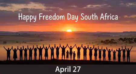 South Africa Freedom Day Captions Wishes Text 2026 - Free Happy Freedom Day South Africa Wishes 2026 Download