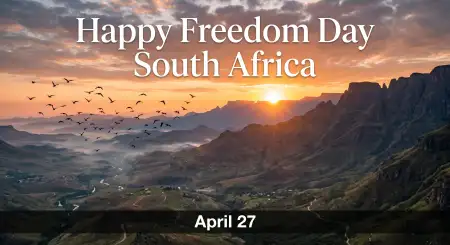 South Africa Freedom Day Wishes Quotes Captions Images 2026 - Free Happy Freedom Day South Africa Wishes 2026 Download