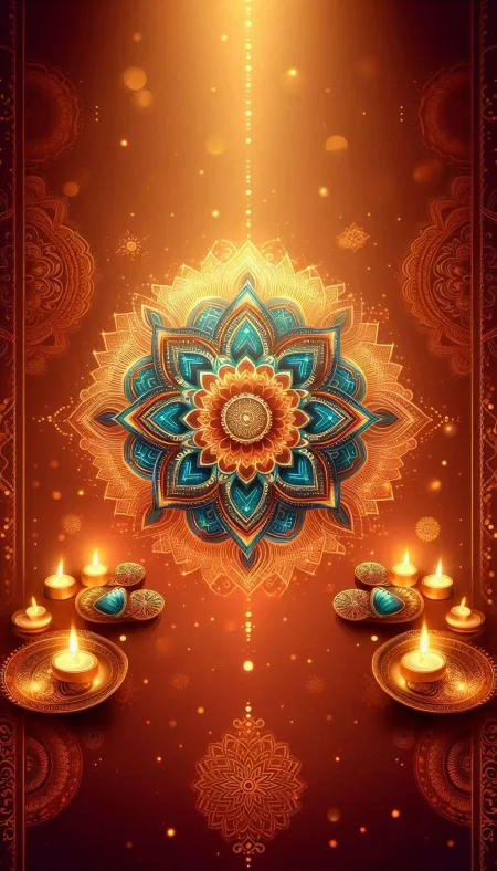 Sparkling Diwali Lights Backgrounds In Hd Quality - Free Background Download