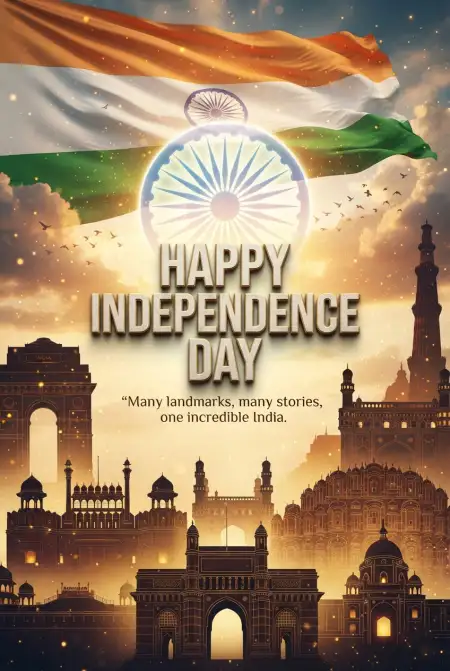 Special Independence Day Wishes 2026 - Free Indian Independence Day Wishes 2026 Download