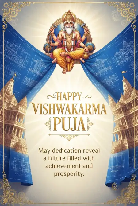 spiritual vishwakarma puja wishes 2026 - Vishwakarma Puja 2026 Greetings And Wishes 2 Hd