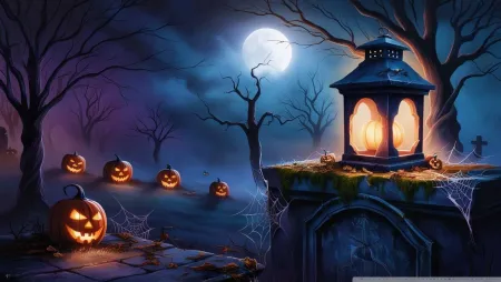 Spooky Halloween Background For Desktop - Free Background Download