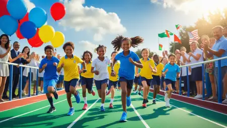 Sports Event Background With Crowd Cheering - Free Sports Background Download