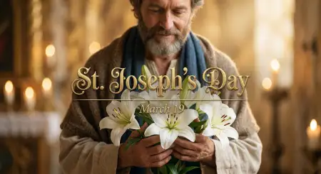 St Josephs Day Greeting Card Png Design - Free St Josephs Day 2026 Download