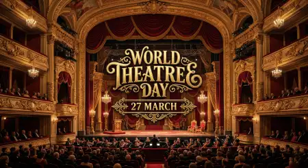 Stage Curtain Png Transparent - Free World Theatre Day Download