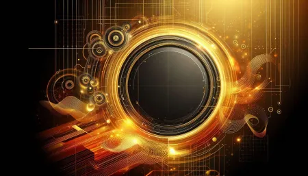 Stunning Yellow Orange Digital Background - Free Background Download