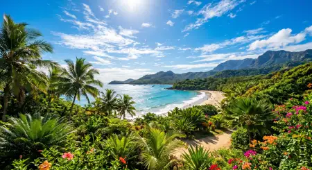 Free Summer Sunshine Tropical Background In 8k Quality Background Image Download