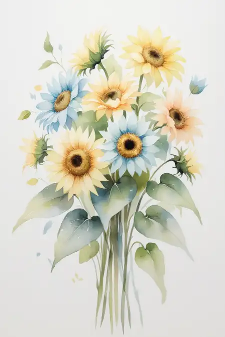 Sunflower-themed Notebook Cover - Free Related Sunflower Background Image