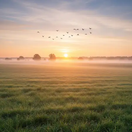 sunrise nature landscape