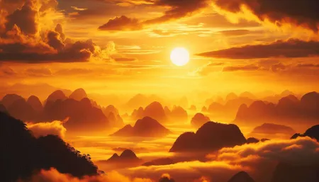 Sunset Yellow Background Images For Nature-inspired Designs - Free Nature Background Download