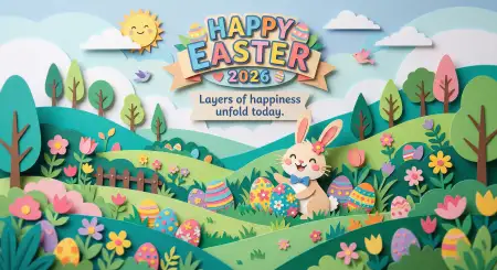 sweet happy easter 2026 text for partner