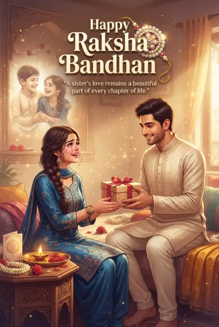 Sweet Raksha Bandhan Wishes 2026 For Brother - Free Happy Raksha Bandhan Wishes 2026 Download