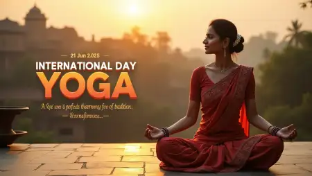 Tadasana Yoga Silhouette AI Background - Free Backgr Download