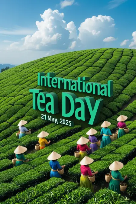 Tea Time In Rainy Weather - Free International Tea Day Download