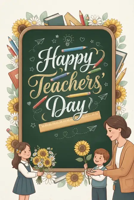 Free Teachers Day Cards For School Teacher Image Download