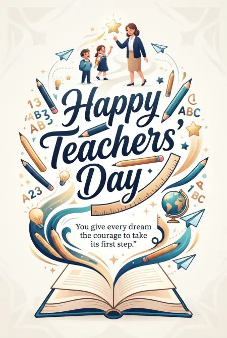 Free Teachers Day Cards For Students To Give Teachers Image Download