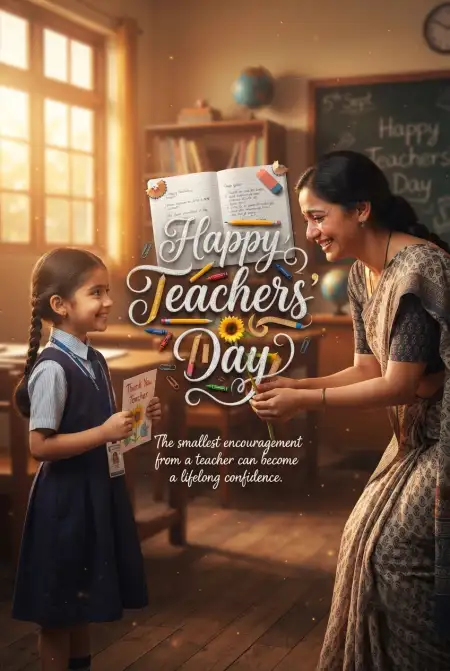Free Teachers Day Cards To Share On Social Media Image Download