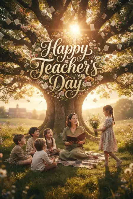 Free Teachers Day Cards With Beautiful Messages Image Download