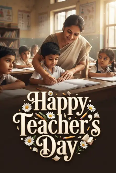 Teachers Day Cards With Heart Touching Wishes - Free Teachers Day Wishes Download